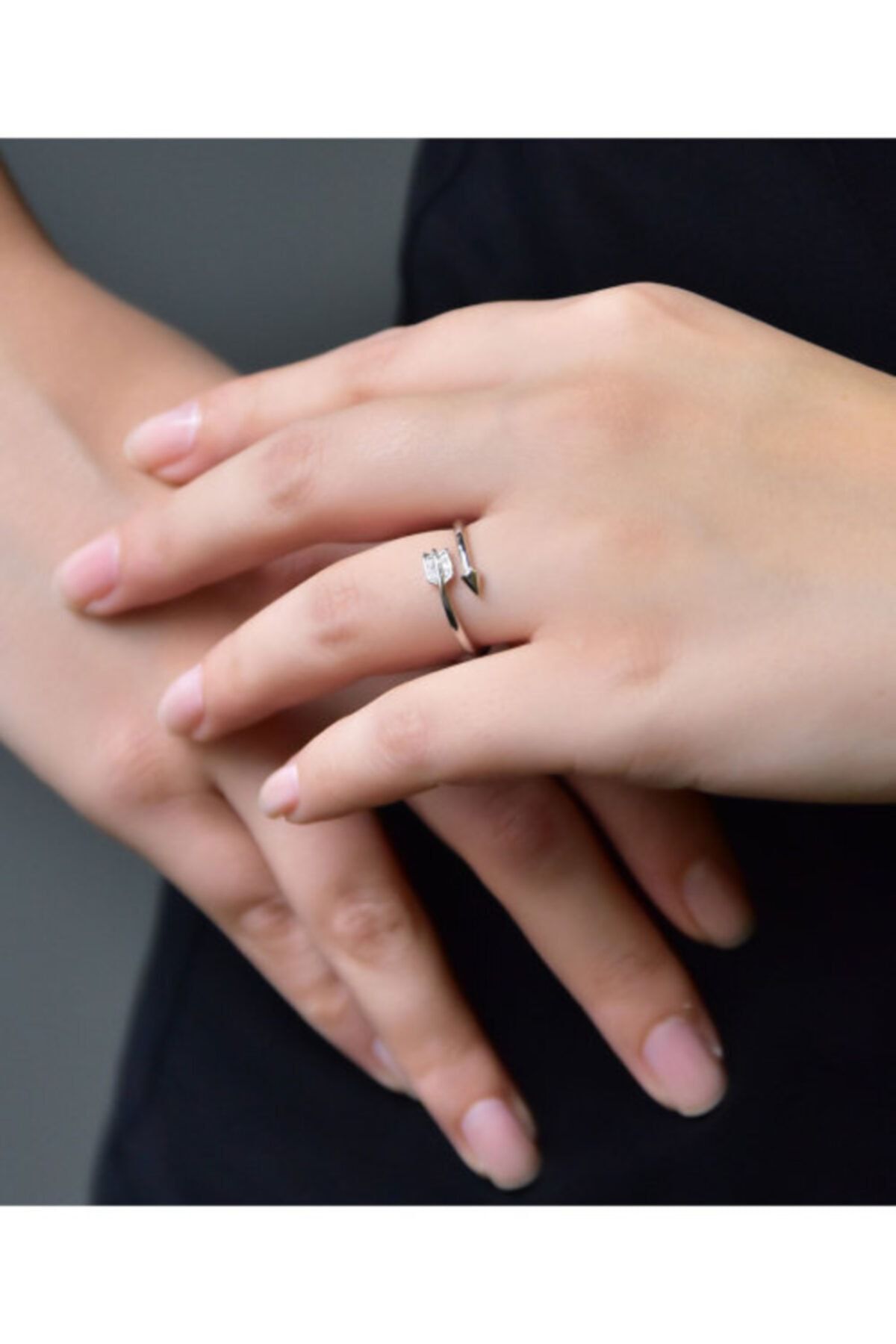 925 Ayar Gümüş Ok Yüzük