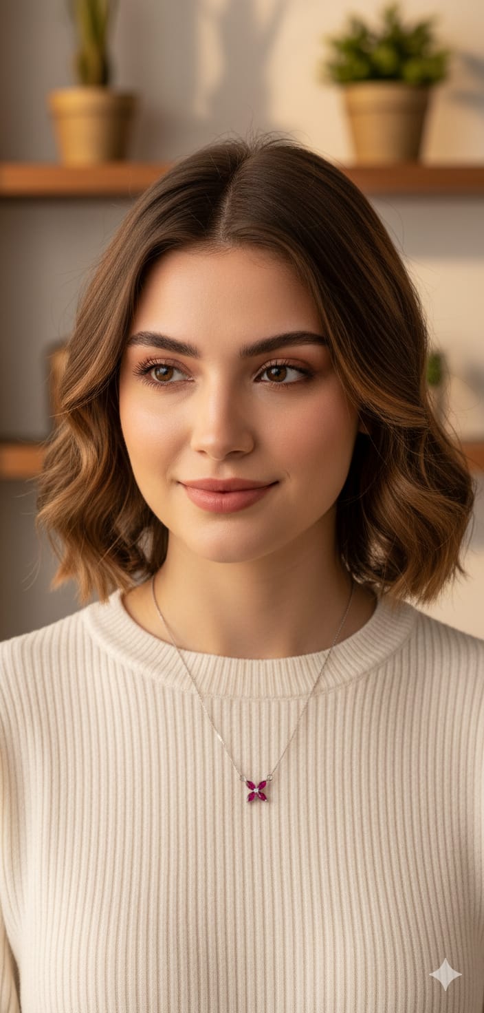 925 Ayar Gümüş Zirkon Taşlı doğum taşı Plumeria Kolye.rose.gold.rodaj