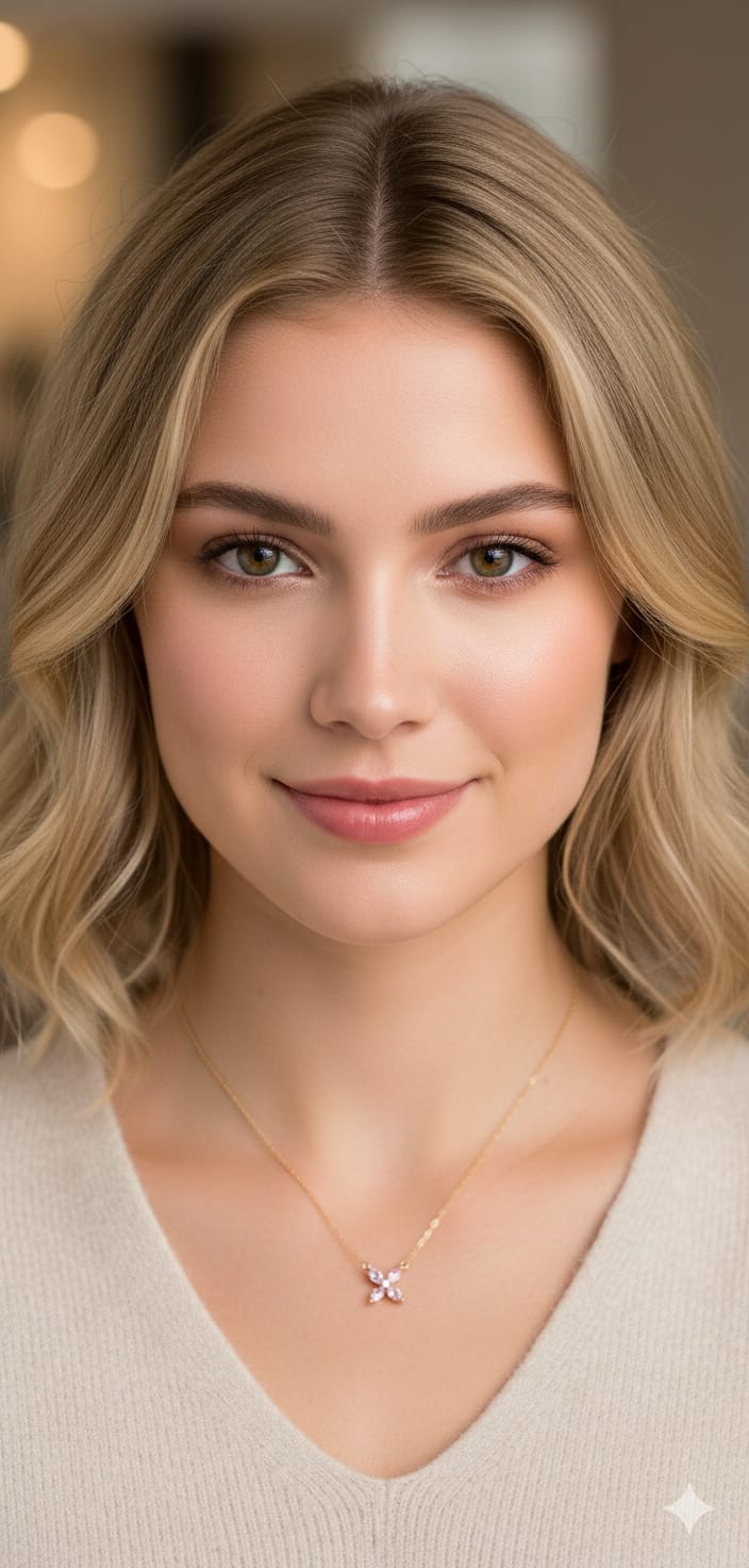 925 Ayar Gümüş Zirkon Taşlı doğum taşı Plumeria Kolye.rose.gold.rodaj