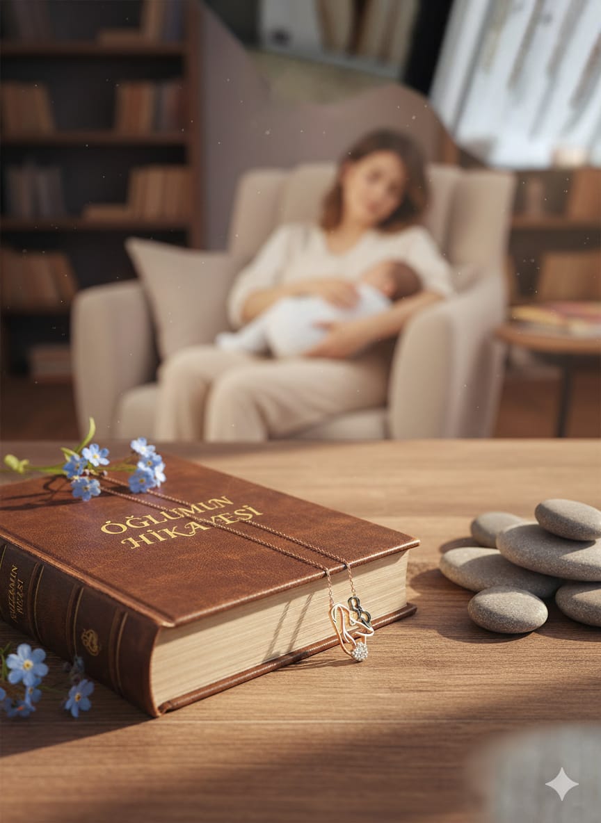 925 Ayar Papatya Silver Anne Çocuk Kalp Kolye.rose.gold.rodaj