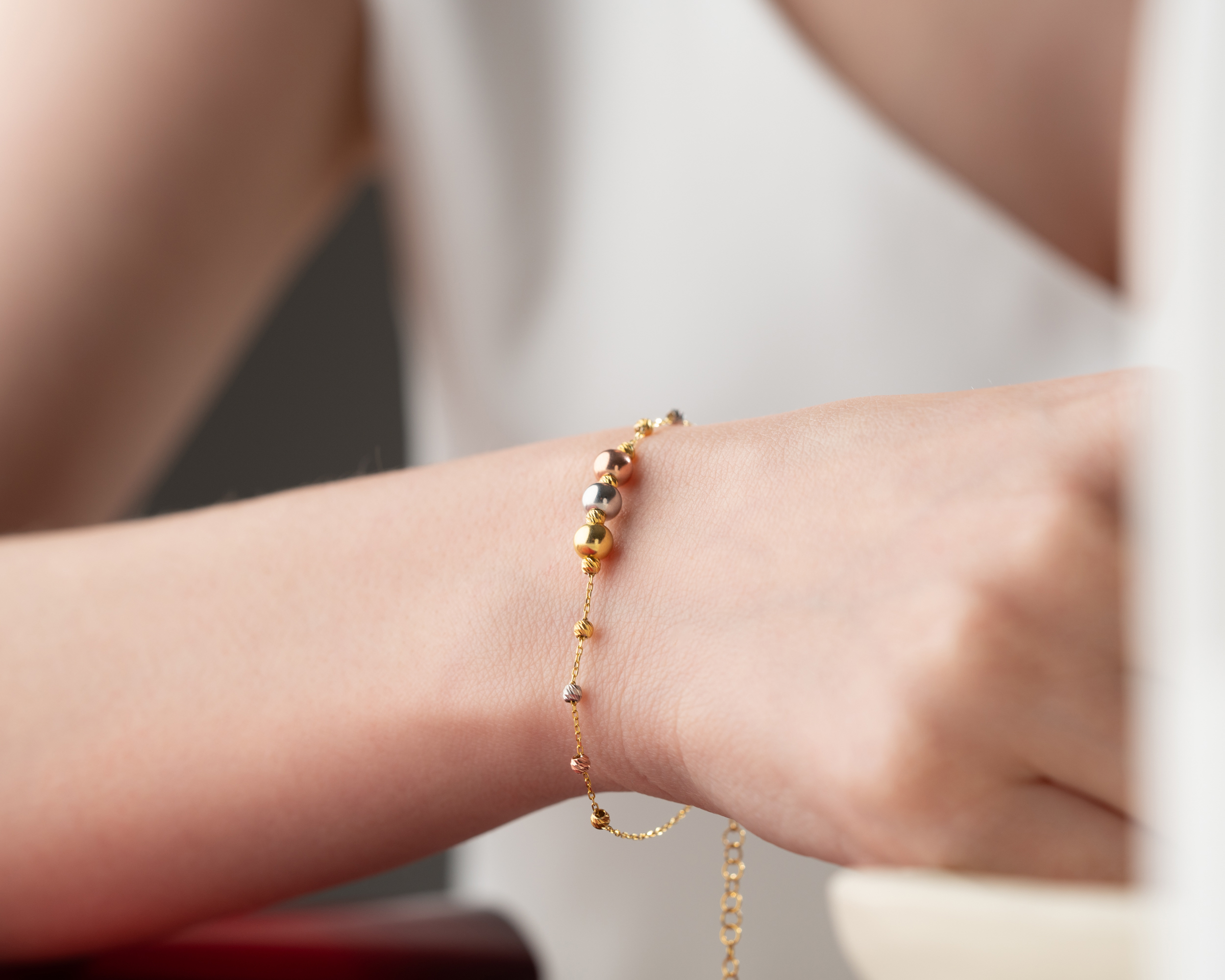 925 AYAR Flamingo Silver cilalı dorica bileklik<rose,gold,rodaj>