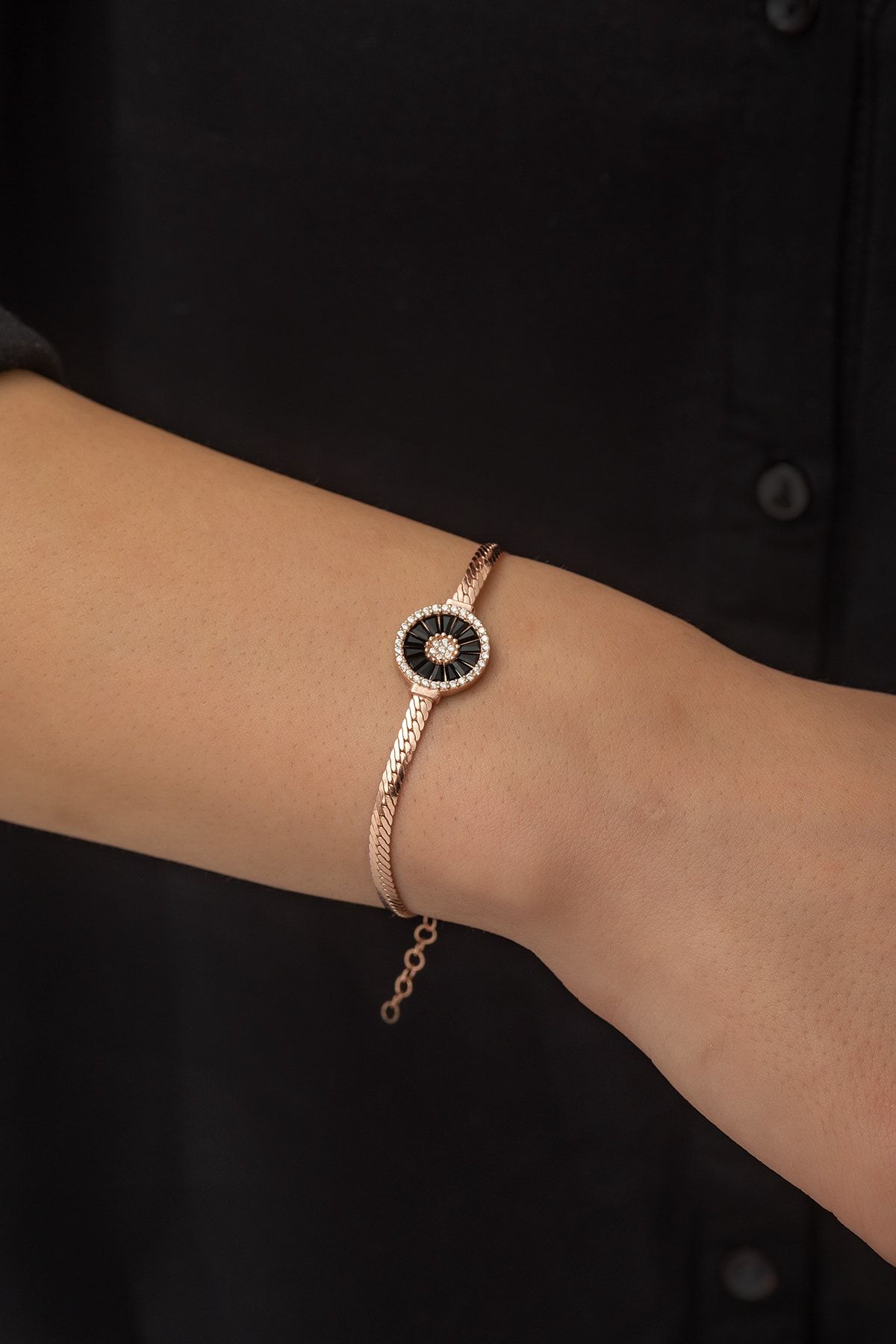 925 AYAR papatya silver Gümüş Bileklik