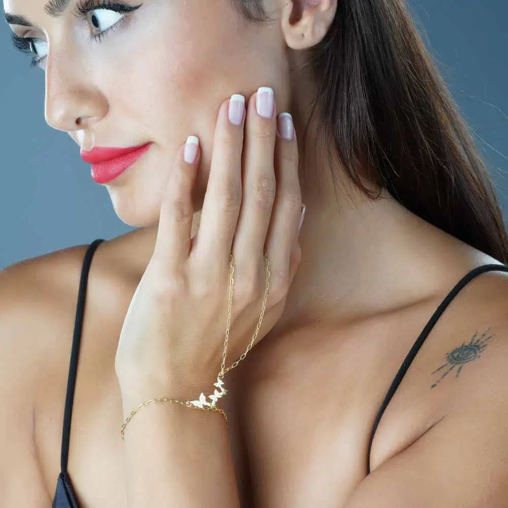 925 ayar Flamingo Silver kelebek şahmeran bileklik<şahmeran bileklik<şahmeran