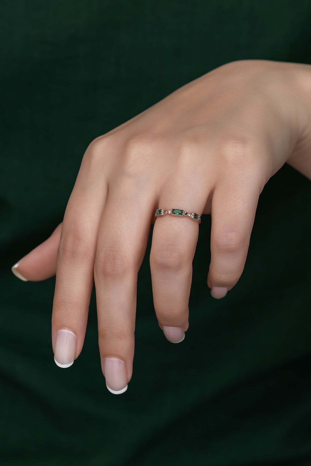 Gümüş Prenses Yüzük. Renkli Taşlı Ayarlanabilir Ölçü. Altın Kaplama 925 Ayar Gümüş